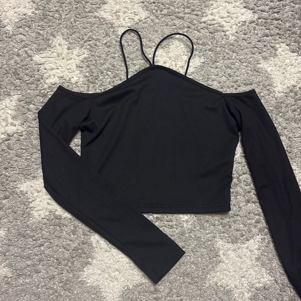 SHEIN Black Going Out Top